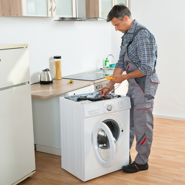 can you walk me through the steps of troubleshooting my washer issue in Red River County